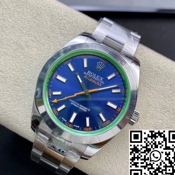 Blue Factory Milgauss 116400GV Rolex Dial AR 0704